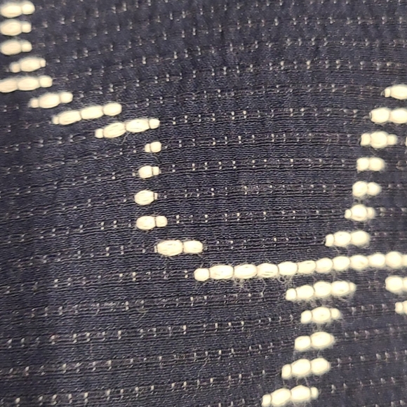 Pink Tartan Navy and White pattern skirt w/pockets - Picture 7 of 8